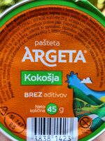 Pasteta kokosija Argeta 45 g