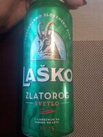 Pivo Zlatorog Lasko limenka 0,5 l