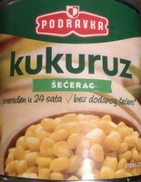 Kukuruz Šećerac Podravka 340 g
