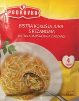 Supa kokos.bistra/test.povr.Podravka 52 g