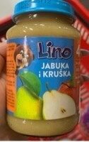 Lino kašica jabuka i kruška 190 g