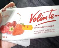 Volim te mlec.coko. visnja, jagoda-malina 100 g