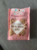 Keks ovseni brusnica Boom Box 50 g