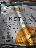 Keto Keks Keto Keks SA Kokosom I Indijskim Orahom 50 g Frank & Oli