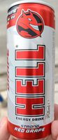 Hell Energy Drink red grape 0,25 l 1/24