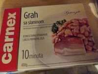 Pasulj sa hamburskom slaninom Carnex400 g