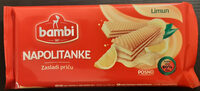 Napolitanke limun Bambi 185 g