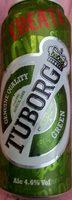 Pivo svetlo Tuborg limenka 0,5 l