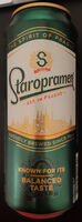 Pivo svetlo Staropramen limenka 0,5 l