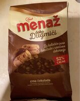 Coko dugmici Menaz crna cokolada 0120 Stark