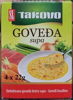 Kocka koncentrat gov.supe Takovo 4x22 g