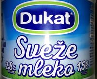 Mleko sveze 2.8%mm Dukat pet 1,5 l