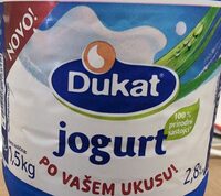 Jogurt 2,8% mm Dukat 1,5 kg