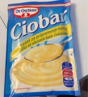 Topla Čok Ciobar Bela 25 g DR Oetker