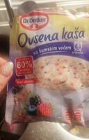 Ovsena kasa sumsko voce 60 g,Dr Oetker