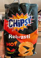 Cips rebrasti Hot ljuti Chipsy 130 g