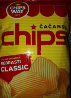 Cips classic rebrasti Chips Way 90 g